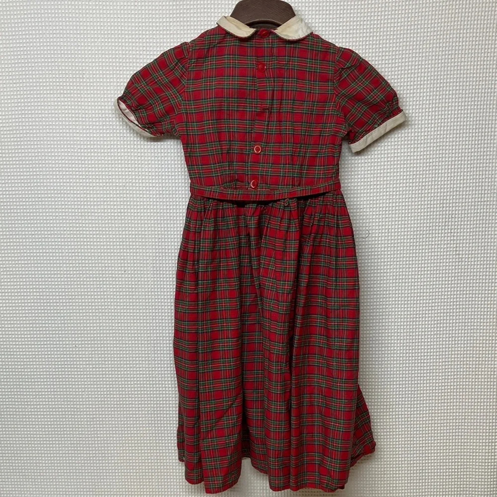 Tartan plaid girls dress - Picture 7 of 10